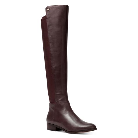 michael michael kors women's bromley leather riding boots|Michael Kors bromley leather boots.